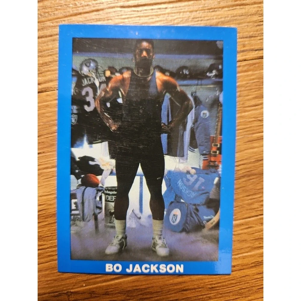 Oddball Promo: 1990 Dual Sport Blue Border Bo Jackson #NNO